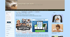 Desktop Screenshot of certifiedrawmilk.com